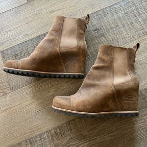 UGG waterproof wedge boots